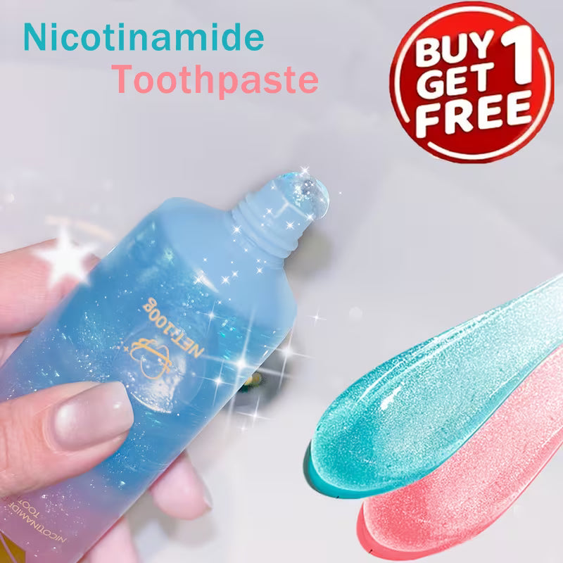 Oralhoe Nicotinamide Dazzle White Toothpaste 100g – Whitening Toothpaste with Niacinamide for Fresh Breath & Anti-Stain Protection