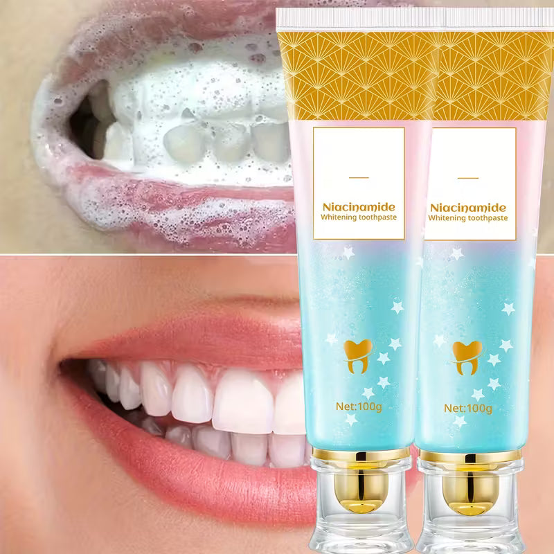 Oralhoe Nicotinamide Dazzle White Toothpaste 100g – Whitening Toothpaste with Niacinamide for Fresh Breath & Anti-Stain Protection