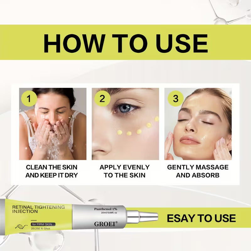 Retinal Shot Tightening Booster 15ml – Anti-Aging Firming Serum with Retinal & Peptides – Smooth & Youthful Skin