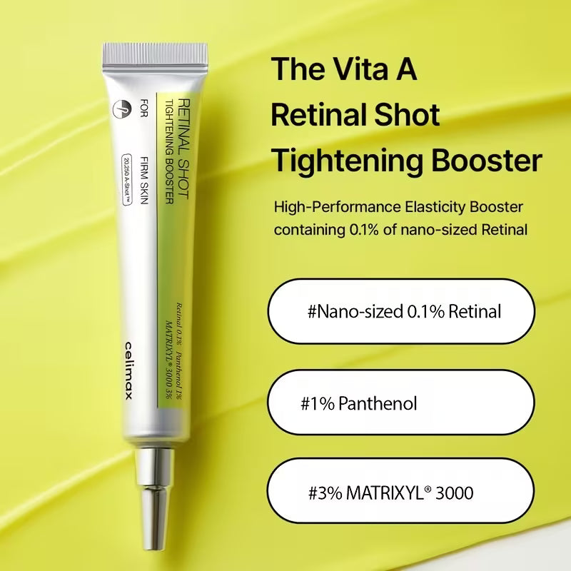 Retinal Shot Tightening Booster 15ml – Anti-Aging Firming Serum with Retinal & Peptides – Smooth & Youthful Skin